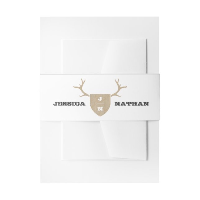 Rustic Trophy Gray Belly Band (Front Example)