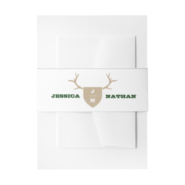 Rustic Trophy Green Belly Band (Front Example)