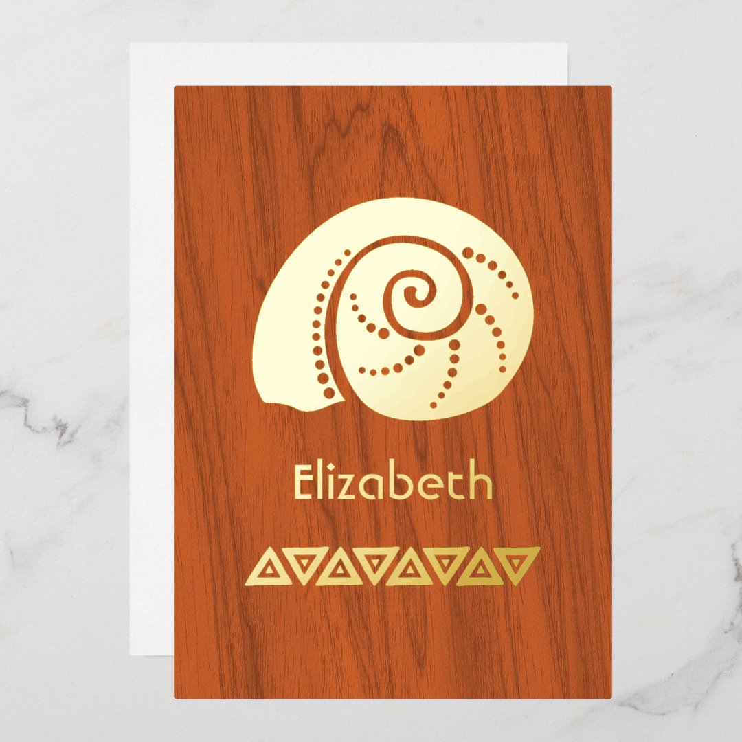 Rustic Tropical Bridal Shower Foil Invitation Zazzle