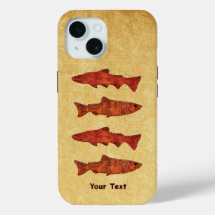 Rustic Trout iPhone 15 Case