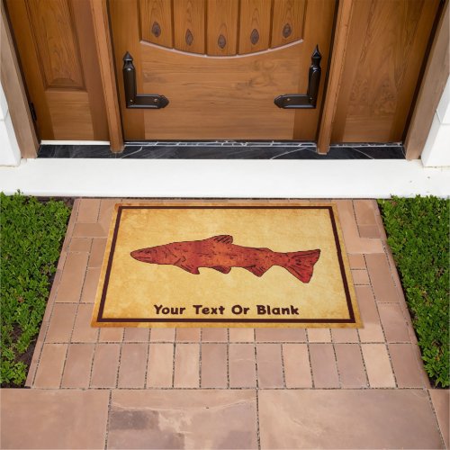 Rustic Trout Doormat