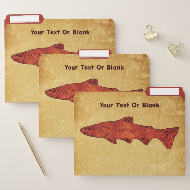 Rustic Trout  File Folder (Set)