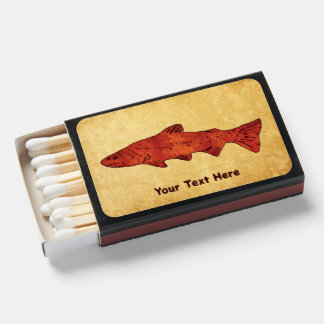 Rustic Trout Matchboxes