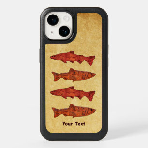 Rustic Trout OtterBox iPhone 14 Case