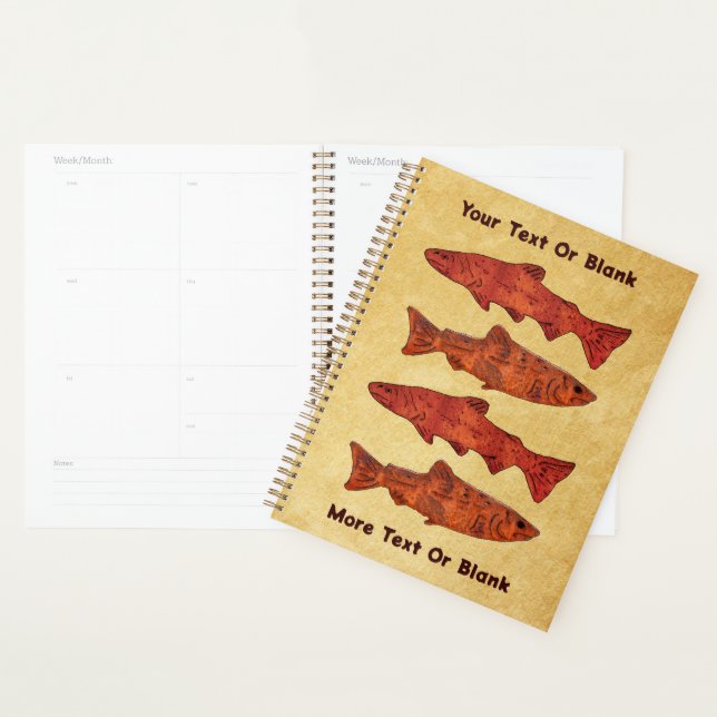 Rustic Trout Planner (Display)