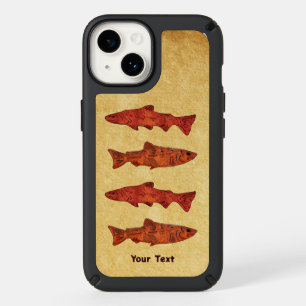 Rustic Trout Speck iPhone 14 Case