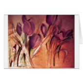 Rustic Tulips Card (Front Horizontal)