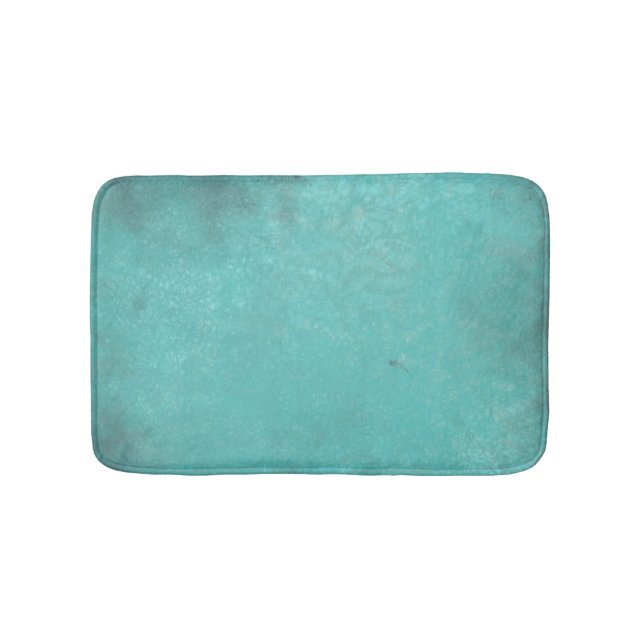 Rustic  Turquoise Vintage | Bath Mat (Front)