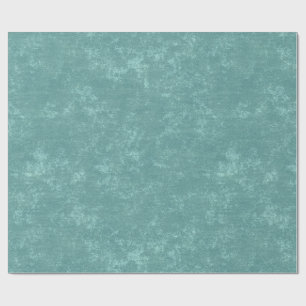 Rustic Turquoise Vintage Textured Christmas Wrapping Paper
