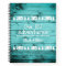 Rustic Turquoise Wood Camping Custom RV Journal