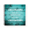 Rustic Turquoise Wood Camping Custom RV Journal