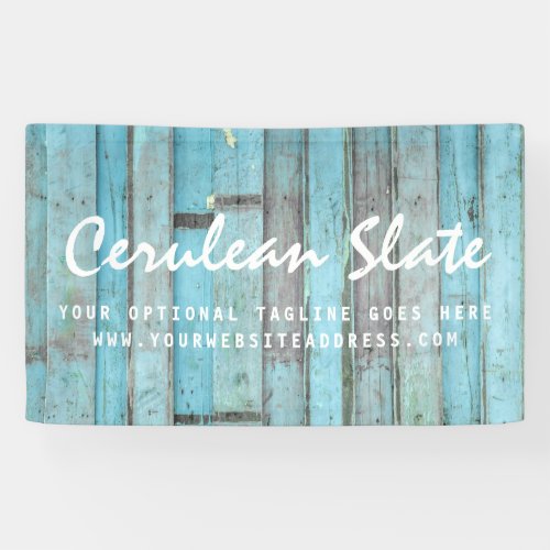 Rustic Turquoise Wood Vintage  Boho Chic Boutique Banner