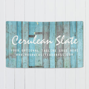 Rustic Turquoise Wood Vintage & Boho Chic Boutique Banner
