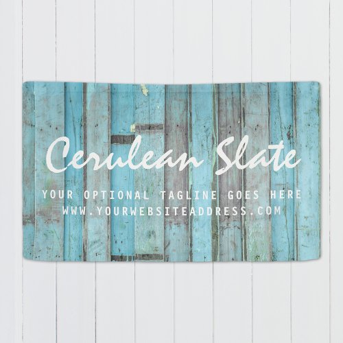 Rustic Turquoise Wood Vintage  Boho Chic Boutique Banner