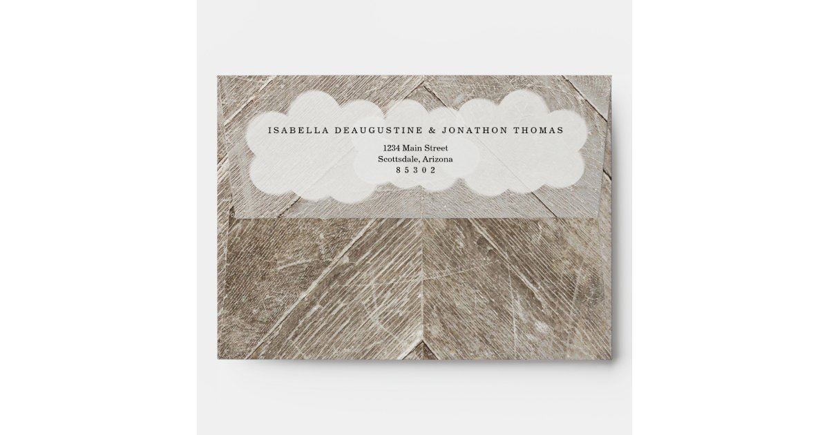 Rustic Twinkle Twinkle Little Star Envelope | Zazzle