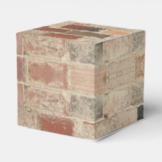Rustic Unique Vintage Old Brick Natural Texture Favor Boxes