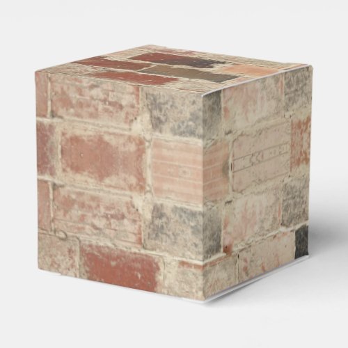 Rustic Unique Vintage Old Brick Natural Texture Favor Boxes