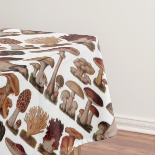 rustic Vegetarian vintage mushroom woodland Tablecloth