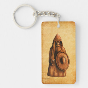 Rustic Viking Keychain