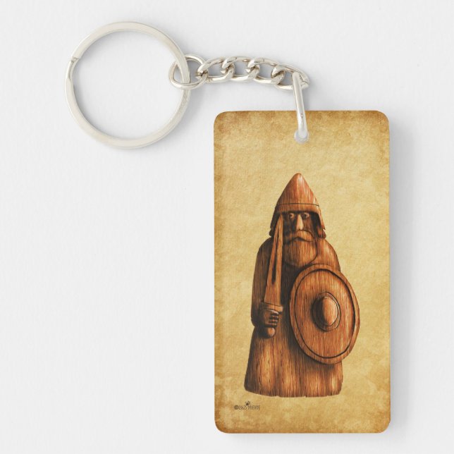 Rustic Viking Keychain (Front)