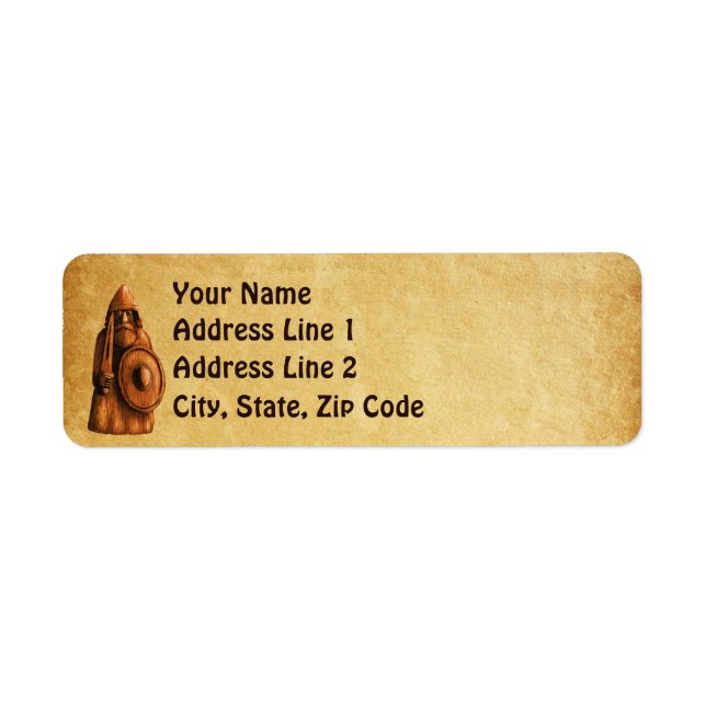 Rustic Viking Label (Front)
