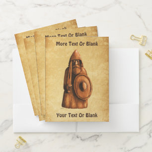 Rustic Viking Pocket Folder