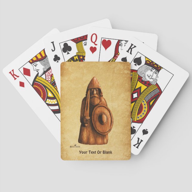 Rustic Viking Poker Cards (Back)