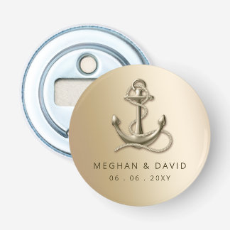 Rustic Vintage Antique Anchor Nautical Wedding Bottle Opener