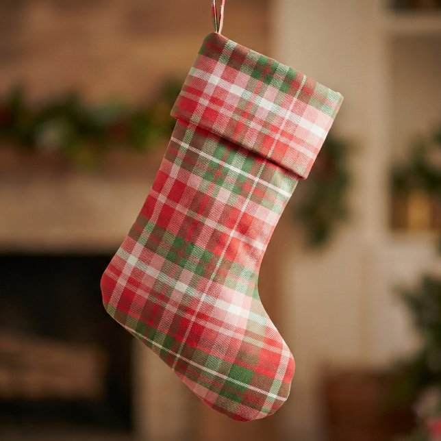  Rustic Vintage Christmas Red Green Tartan Plaid Fabric (Creator Uploaded)