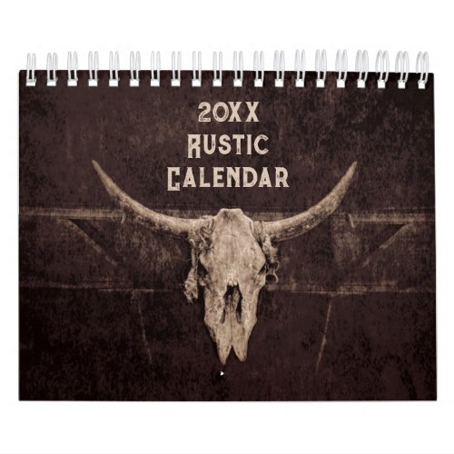 Rustic Vintage Country Farm Art 2024 Calendar