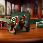 Rustic Vintage Cute Santa Owl Christmas Poker Cards<br><div class="desc">Vintage Cute Santa Owl Christmas Playing Cards featuring our custom digital artwork of an adorable vintage style owl in a Santa hat and red scarf, perched on a Christmas evergreen tree! Who who who is ready for Christmas?! Perfect for your whimsical holiday gifts and games this year! Please contact us...</div>