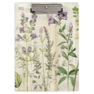 Rustic Vintage Desk Notes Pad Clipboard