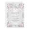 Rustic Vintage Floral First Communion Pink