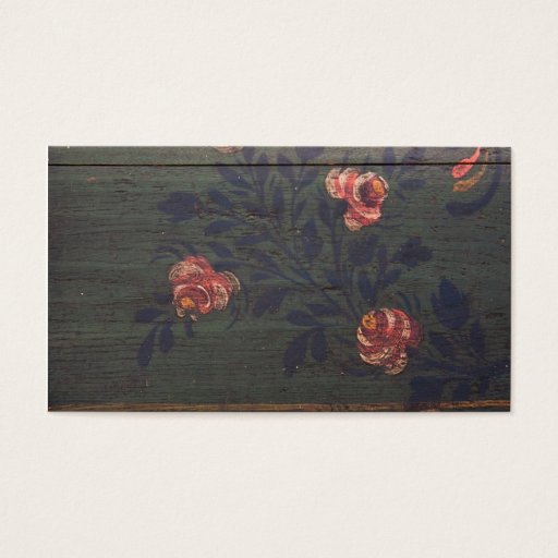 Customizable Rustic vintage flowers business card