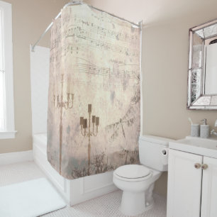 Rustic Vintage look Design 39 Shower Curtain