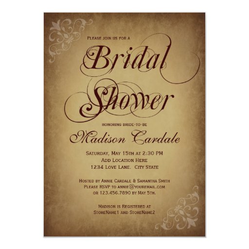 Bridal Shower Invitation Paper 6