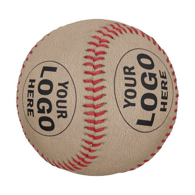 Rustic Vintage Photo Baseball (Angled)