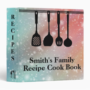 Rustic Vintage Recipe Cookbook 3 Ring Binder