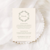 Rustic Vintage Sage Floral Wedding Details