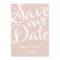 Rustic Vintage Save the Date