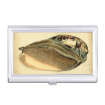 Rustic Vintage Seashell Case For Business Cards