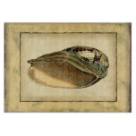 Rustic Vintage Seashell Cutting Board