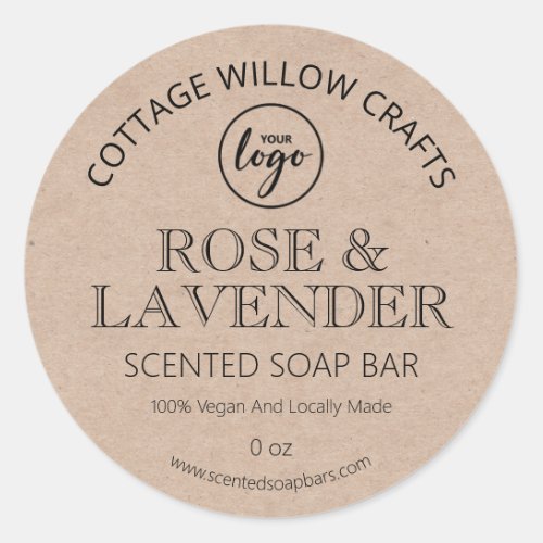 Rustic Vintage Themed Scented Soap Labels