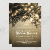 Rustic Vintage Tree Bridal Shower Invitations (Front/Back)