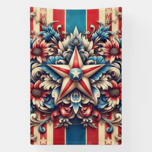 rustic/vintage USA/patriotic Banner