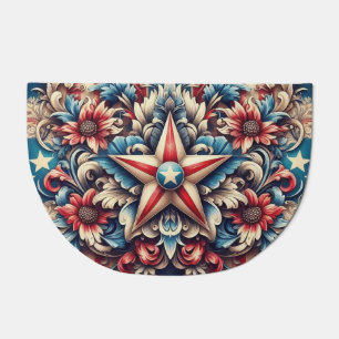 rustic/vintage USA/patriotic Doormat