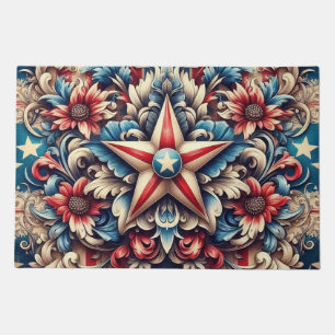 rustic/vintage USA/patriotic Doormat