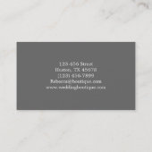 Rustic vintage western country farm red barn business card (Back)