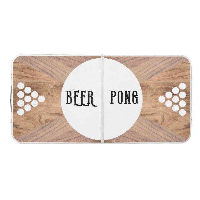 Rustic Vintage Wood Beer Pong Table (Top)