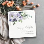 Rustic Violet Purple Navy Floral Leafy Wedding Napkins<br><div class="desc">If you need any further customisation or any other matching items,  please feel free to contact me at yellowfebstudio@gmail.com</div>